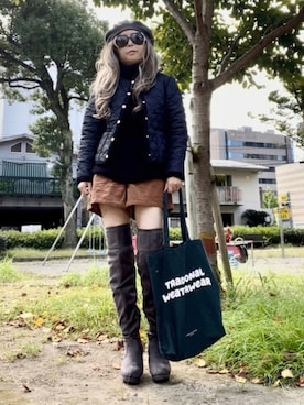 「GOODENOUGH（グッドイナフ）のアイテム」を使った、noah🐈さん（レディース・160cm）の秋コーディネート
