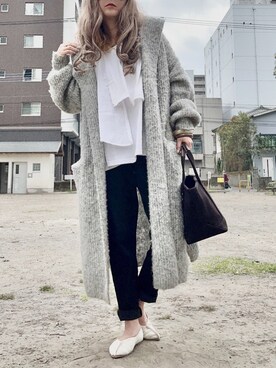 「AS as know as（エーエス アズノウアズ）のアイテム（トップス）」を使った、noah🐈さん（レディース・155cm）の春コーディネート
