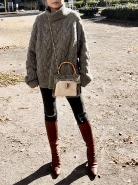 「EIZO（エイゾー）のアイテム」を使った、noah🐈さん（レディース・155cm）の秋コーディネート