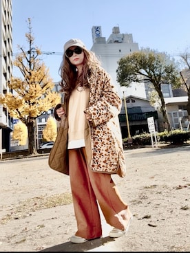 「troisのアイテム」を使った、noah🐈さん（レディース・155cm）の冬コーディネート