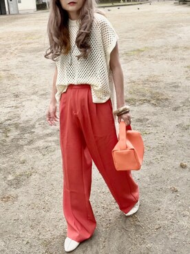 「Discoat」｜「アイテム（バレエシューズ）」を使った、noah🐈さん（レディース・155cm）の春コーディネート