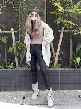 「#秋コーデ」｜「アイテム（ブーティ）」を使った、noah🐈さん（レディース・155cm）の秋コーディネート