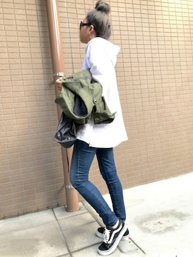 「AG（エージー）のアイテム（パンツ）」を使った、noah🐈さん（レディース・160cm）の秋コーディネート