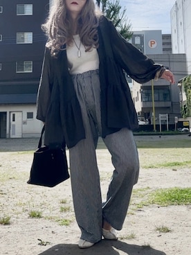 「Lee」｜「アイテム（バレエシューズ）」を使った、noah🐈さん（レディース・155cm）の春コーディネート