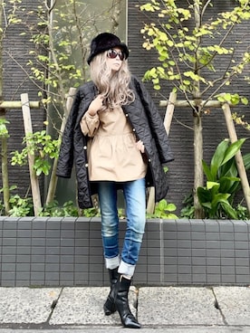 「AG（エージー）のアイテム（パンツ）」を使った、noah🐈さん（レディース・155cm）の秋コーディネート