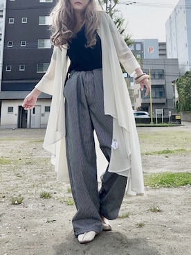 「Lee」｜「アイテム（バレエシューズ）」を使った、noah🐈さん（レディース・155cm）の春コーディネート