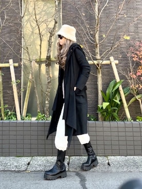 「chumchum（チャムチャム）のアイテム」を使った、noah🐈さん（レディース・155cm）の冬コーディネート