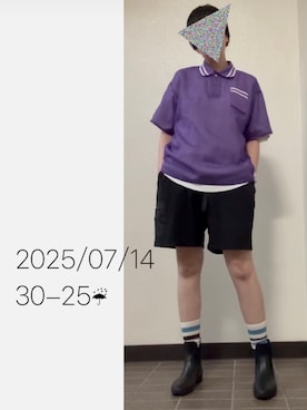 「+phenix（プラスフェニックス）のアイテム」を使った、hingeさん（レディース・161cm）の夏コーディネート