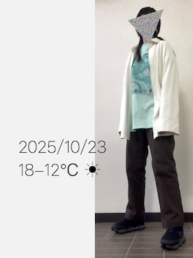 hingeさん（レディース・161cm）の秋コーディネート