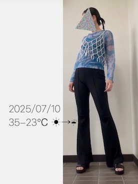 hingeさん（レディース・161cm）の夏コーディネート