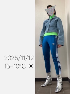 「クロップド丈」｜hingeさん（レディース・161cm）の秋コーディネート