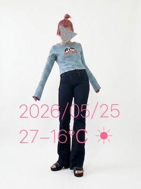 hingeさん（レディース・161cm）の春コーディネート