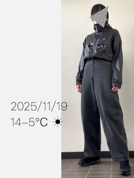 「クロップド丈」｜hingeさん（レディース・161cm）の秋コーディネート