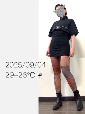 「アイテム（レギンス/スパッツ）」を使った、hingeさん（レディース・161cm）の秋コーディネート