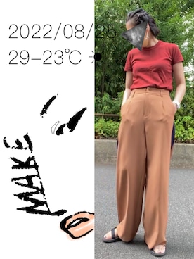 「UU（ユニクロ　アンダーカバー）のアイテム」を使った、hingeさん（レディース・161cm）の夏コーディネート