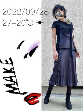 「UU（ユニクロ　アンダーカバー）のアイテム」を使った、hingeさん（レディース・161cm）の秋コーディネート