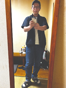 「Johnbull（ジョンブル）のアイテム」を使った、tomoikeさん（メンズ・173cm）の夏コーディネート