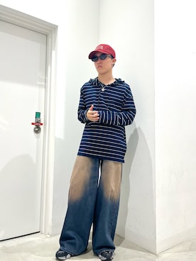 「SENSE OF PLACE by URBAN RESEARCH（センスオブプレイスバイアーバンリサーチ）のアイテム（Tシャツ/カットソー）」を使った、しんさん（メンズ・167cm）の秋コーディネート