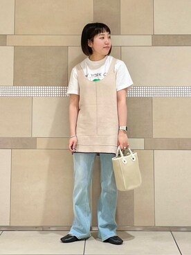 「アーバンリサーチドアーズ」｜「アイテム（その他）」を使った、キザキ　アケミさん（レディース・148cm）の春コーディネート