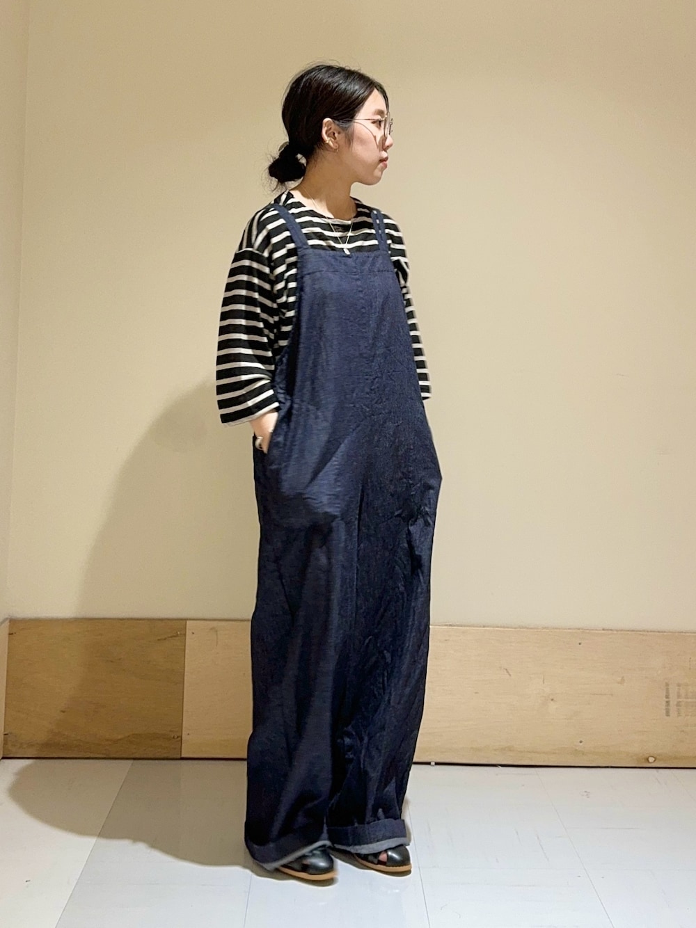 かぐれ ライトデニムサロペット かぐれ（カグレ）の「ライトデニムサロペット（サロペット