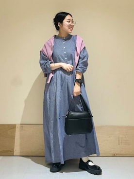 「FORK&SPOON」｜「アイテム（その他シューズ）」を使った、キザキ　アケミさん（レディース・148cm）の秋コーディネート