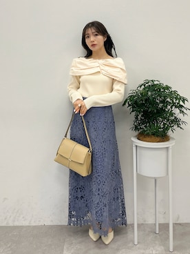 「アイテム（パンプス）」を使った、くまりなさん（レディース・150cm・20代）の春コーディネート