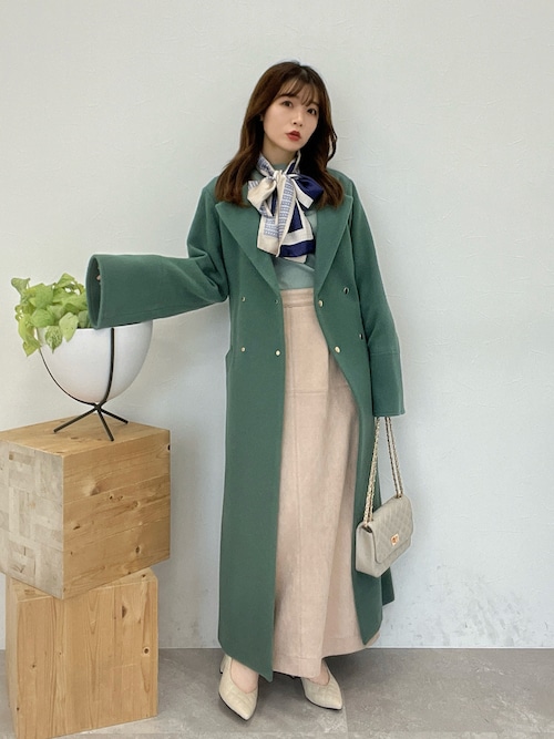 andemiu 袖スカーフニット トップス