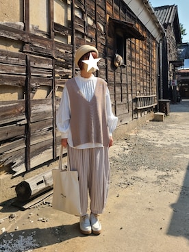 yoshiさん（レディース・158cm）の春コーディネート