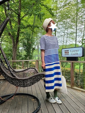 yoshiさん（レディース・158cm）の夏コーディネート