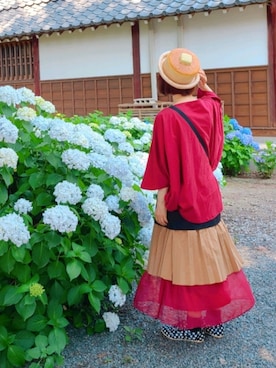 yoshiさん（レディース・158cm）の夏コーディネート