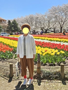 「tricot COMME des GARCONS（トリココムデギャルソン）のアイテム」を使った、yoshiさん（レディース・158cm）の春コーディネート