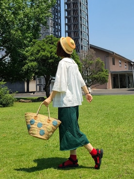 yoshiさん（レディース・158cm）の夏コーディネート