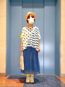 yoshiさん（レディース・158cm）の夏コーディネート