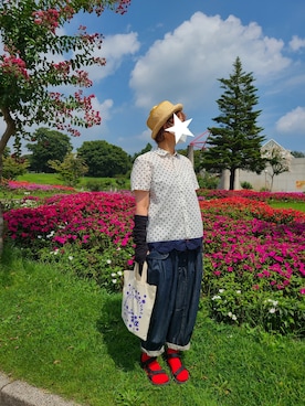 yoshiさん（レディース・158cm）の夏コーディネート