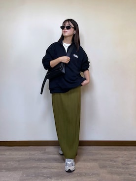 「アイテム（サングラス）」を使った、Miiさん（レディース・159cm）の秋コーディネート