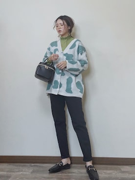 「L.H.P（エルエイチピー）のアイテム（カーディガン/ボレロ）」を使った、Miiさん（レディース・159cm）の春コーディネート