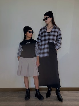 「ikka（イッカ）のアイテム」を使った、Miiさん（レディース・159cm）の秋コーディネート