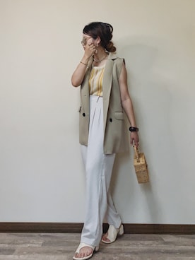 Miiさん（レディース・159cm）の夏コーディネート