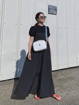 「a:mure（アミュール）のアイテム」を使った、Miiさん（レディース・159cm）の夏コーディネート