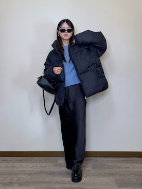 「VENCEEXCHANGE（ヴァンスエクスチェンジ）のアイテム」を使った、Miiさん（レディース・159cm）の秋コーディネート