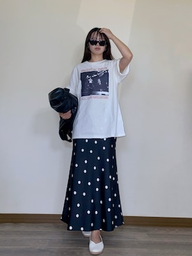 「VENCEEXCHANGE（ヴァンスエクスチェンジ）のアイテム」を使った、Miiさん（レディース・159cm）の夏コーディネート