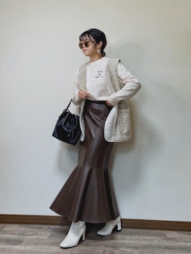 Miiさん(レディース・159cm)の冬コーディネート