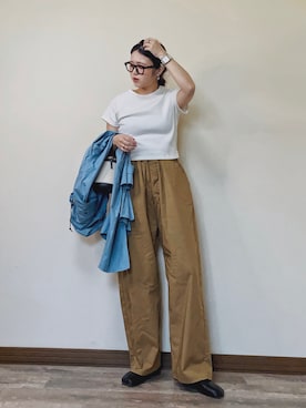 「NO Monday（ノーマンデー）のアイテム」を使った、Miiさん（レディース・159cm）の春コーディネート