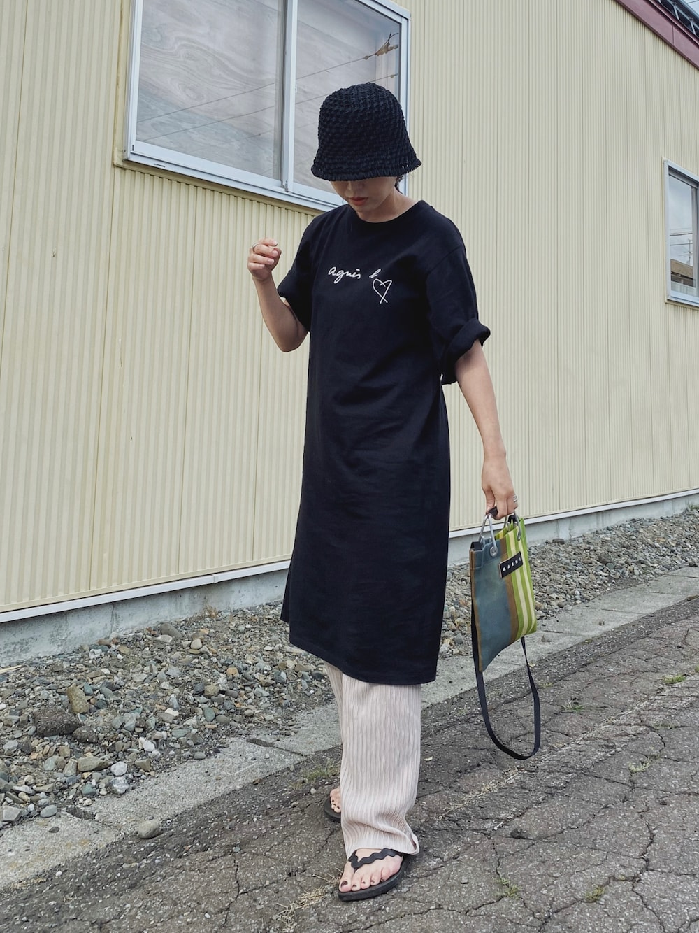 【agnes b.】アニエスベー SBX4 ROBE YOKO ワンピース org.jpg