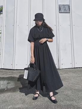 「NO Monday（ノーマンデー）のアイテム」を使った、Miiさん（レディース・159cm）の夏コーディネート