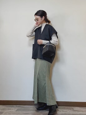 Miiさん（レディース・159cm）の冬コーディネート