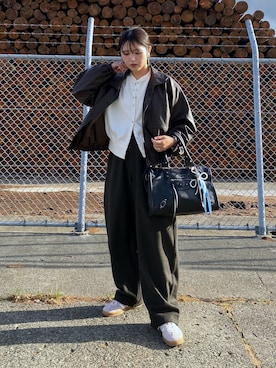 「アイテム（財布/小物）」を使った、Miiさん（レディース・159cm）の秋コーディネート