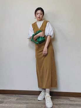 「L.H.P（エルエイチピー）のアイテム（ワンピース/ドレス）」を使った、Miiさん（レディース・159cm）の春コーディネート