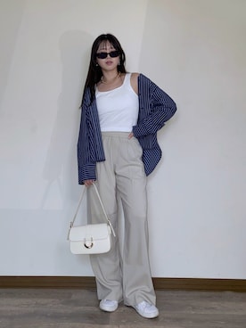 「GOLDY（ゴールディ）のアイテム」を使った、Miiさん（レディース・159cm）の春コーディネート