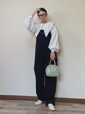 「L.H.P（エルエイチピー）のアイテム（ショルダーバッグ）」を使った、Miiさん（レディース・159cm）の春コーディネート